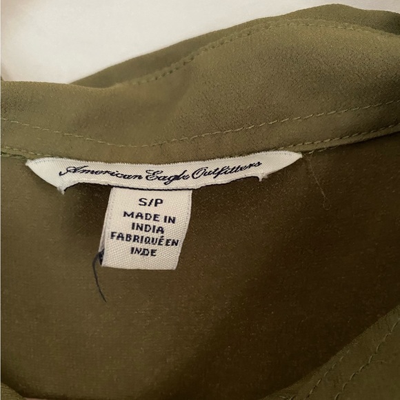 See-through Button Down Blouse - Picture 3 of 4